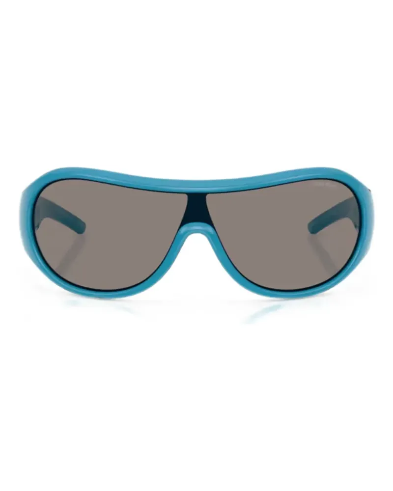 Miu Miu Sonnenbrille mit ovalem Gestell - Blau Blau