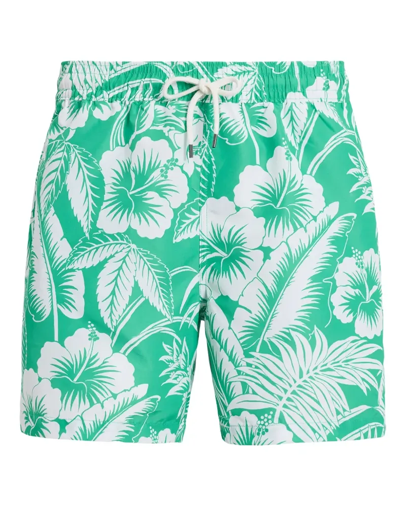 Ralph Lauren floral-patterned swim shorts - Grün Grün