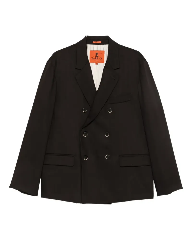 BARENA double-breasted blazer - Braun Braun