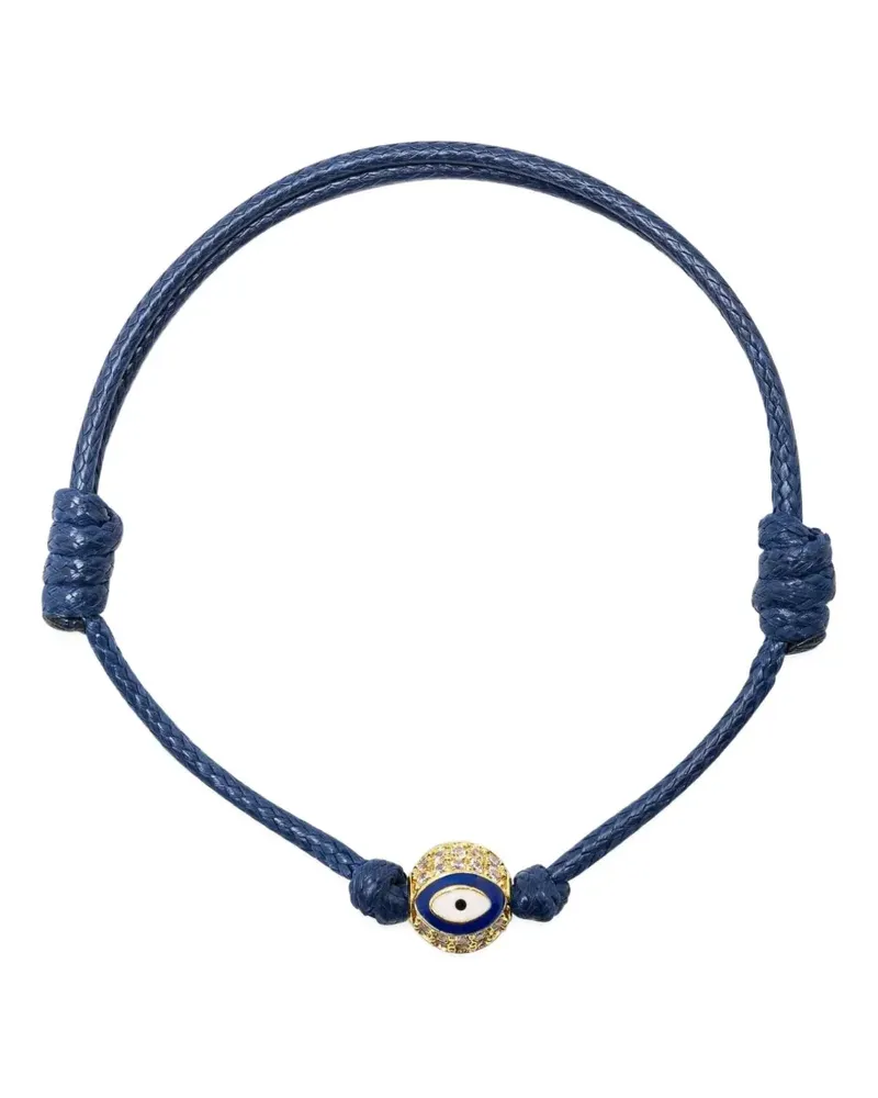 Nialaya Evil Eye string bracelet - Gold Gold