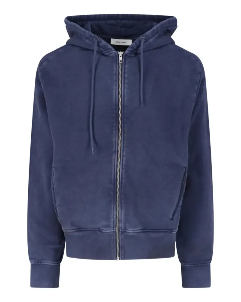 Entire Studios faded zip-up hoodie - Blau Blau