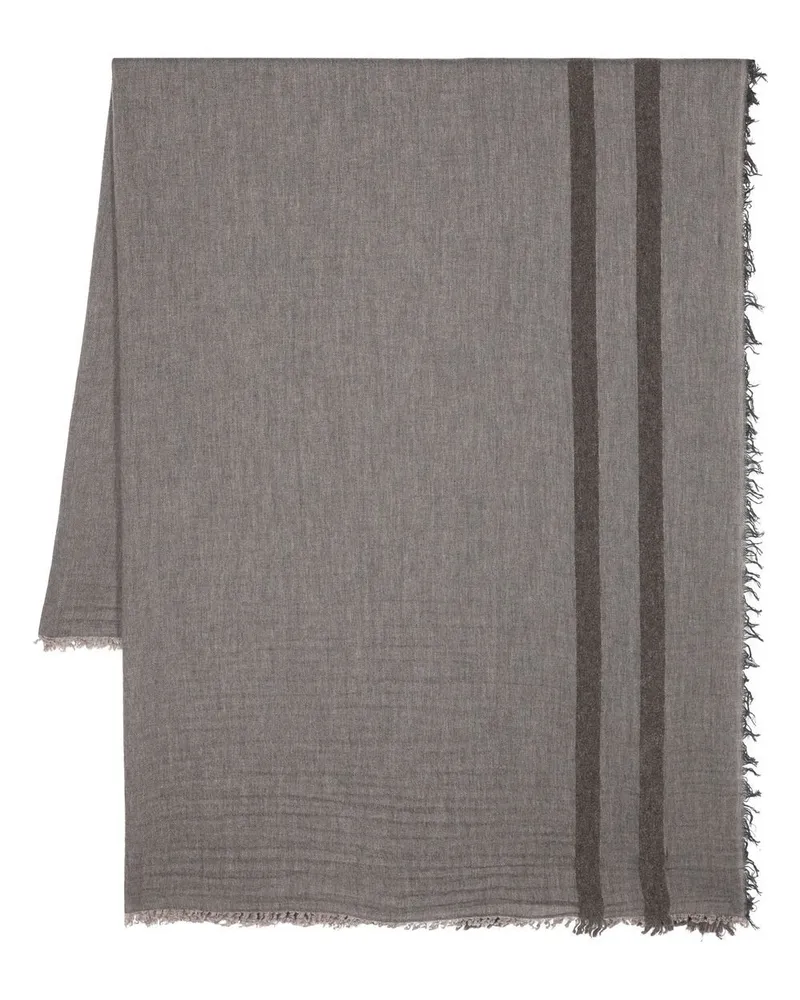 forme d'expression Gestreifter Schal - Braun Braun