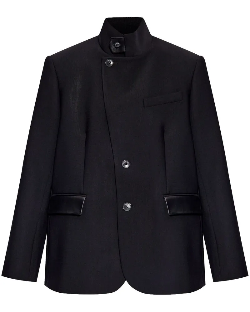 THE MANNEI Einreihiger Anvers Blazer Black