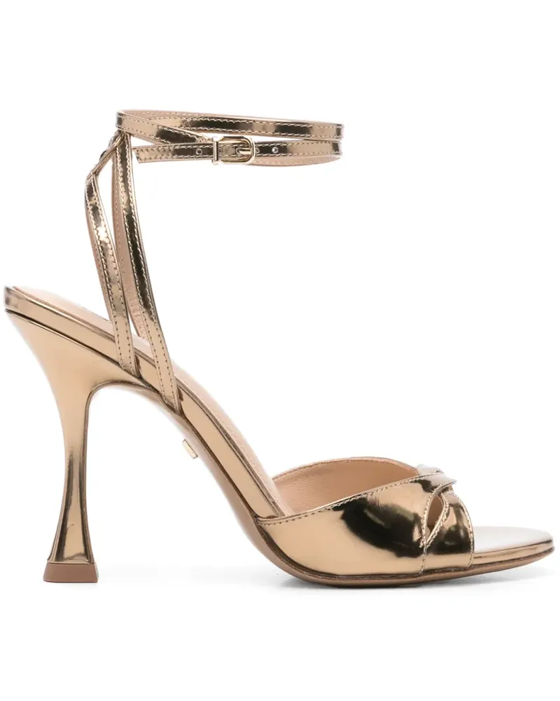 Lola Cruz Klassische Sandalen 95mm - Gold Gold