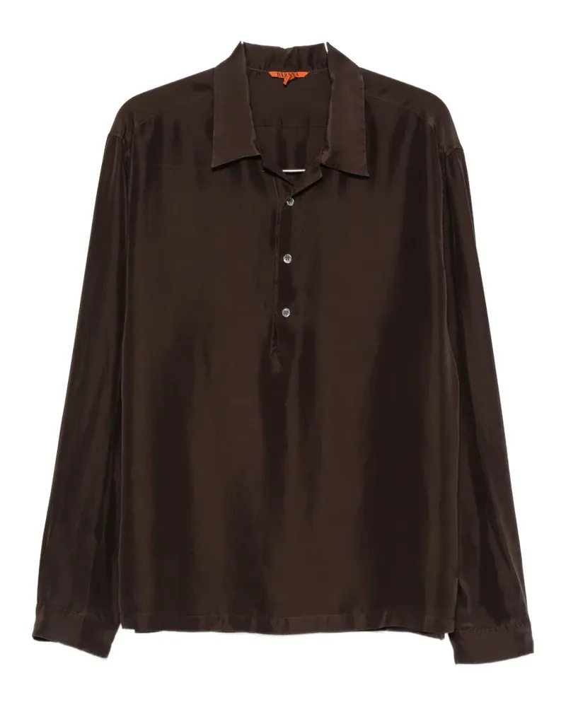 BARENA Genga long-sleeve shirt - Braun Braun