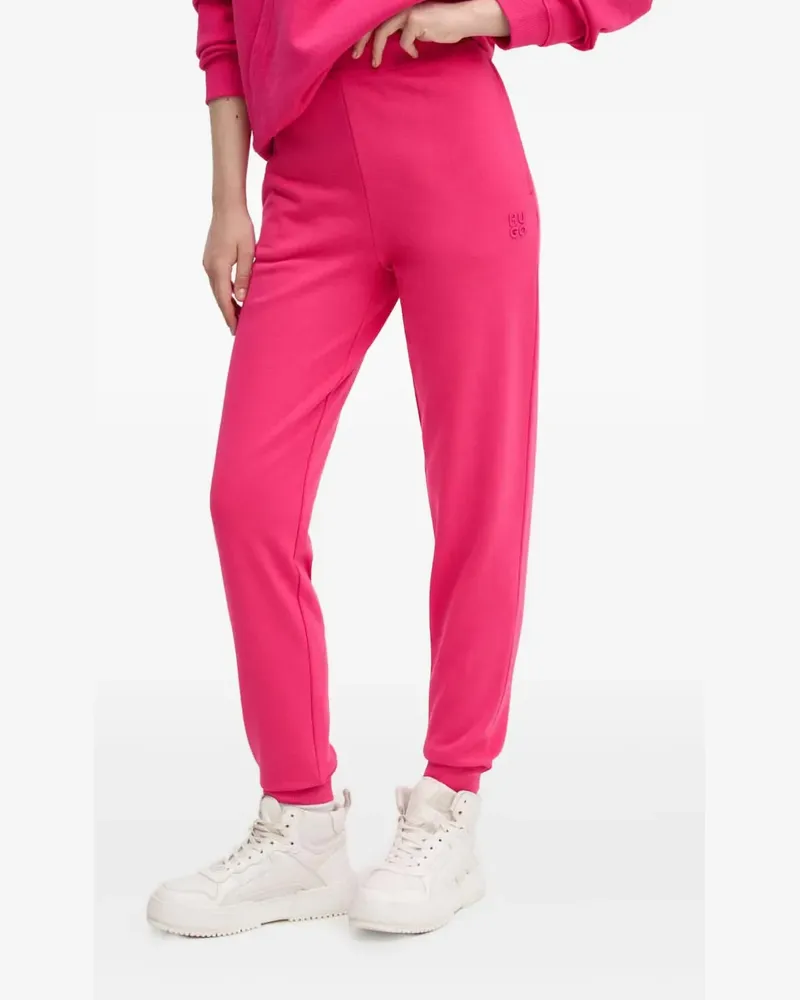 HUGO BOSS Hose mit Logo-Detail - Rosa Rosa
