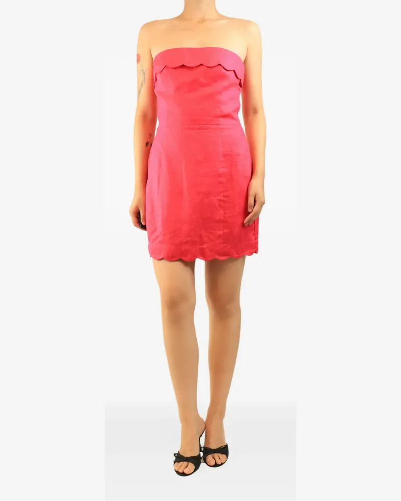 Reformation linen mini dress - Rosa Rosa
