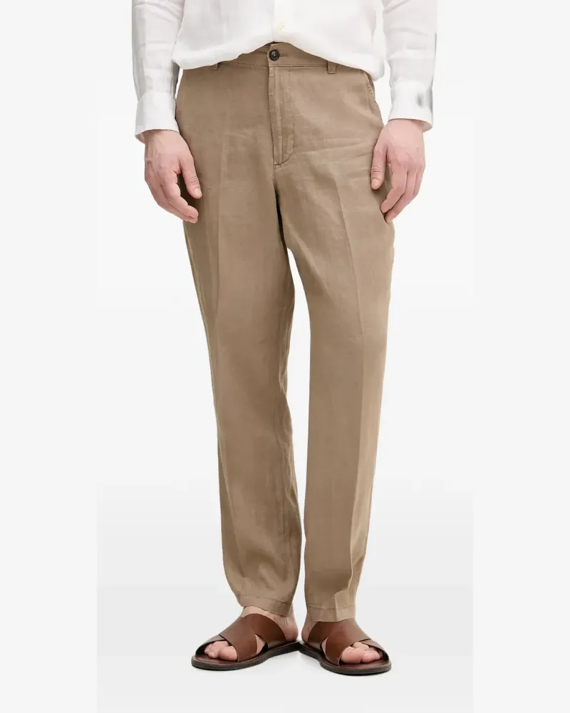 Benetton Chino mit Bügelfalten - Braun Braun