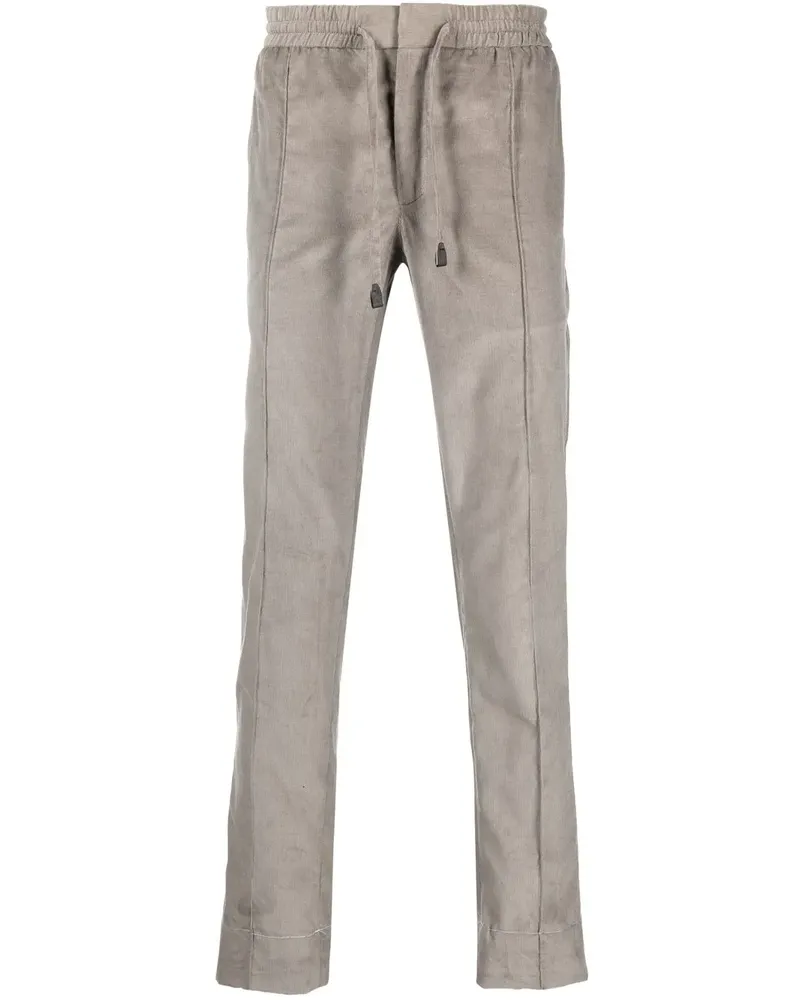 Brioni Hose mit Kordelzug - Grau Grau