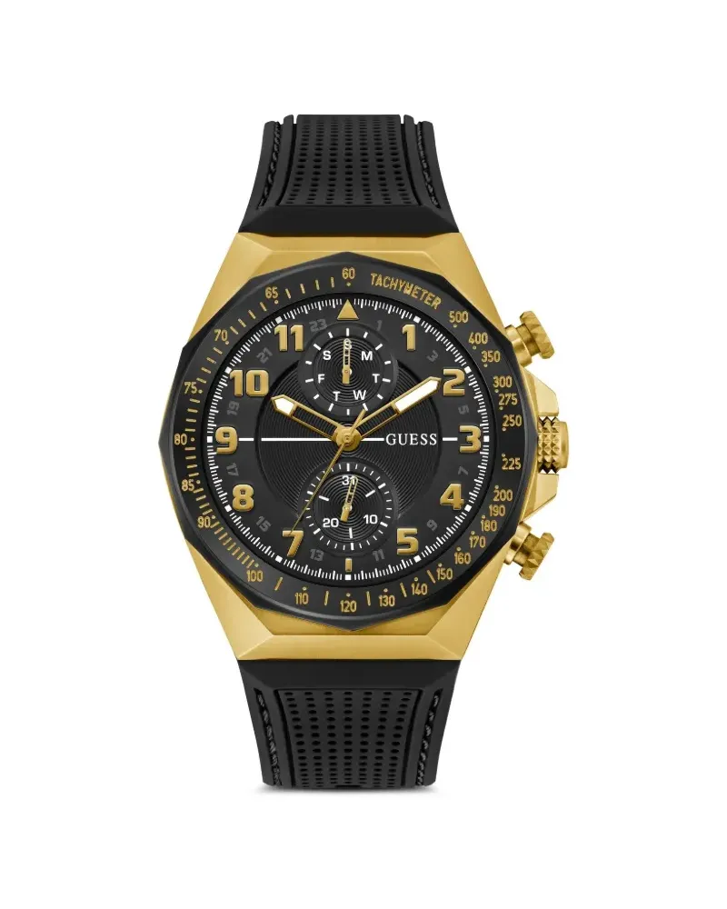 Guess D1 46mm - Schwarz Schwarz