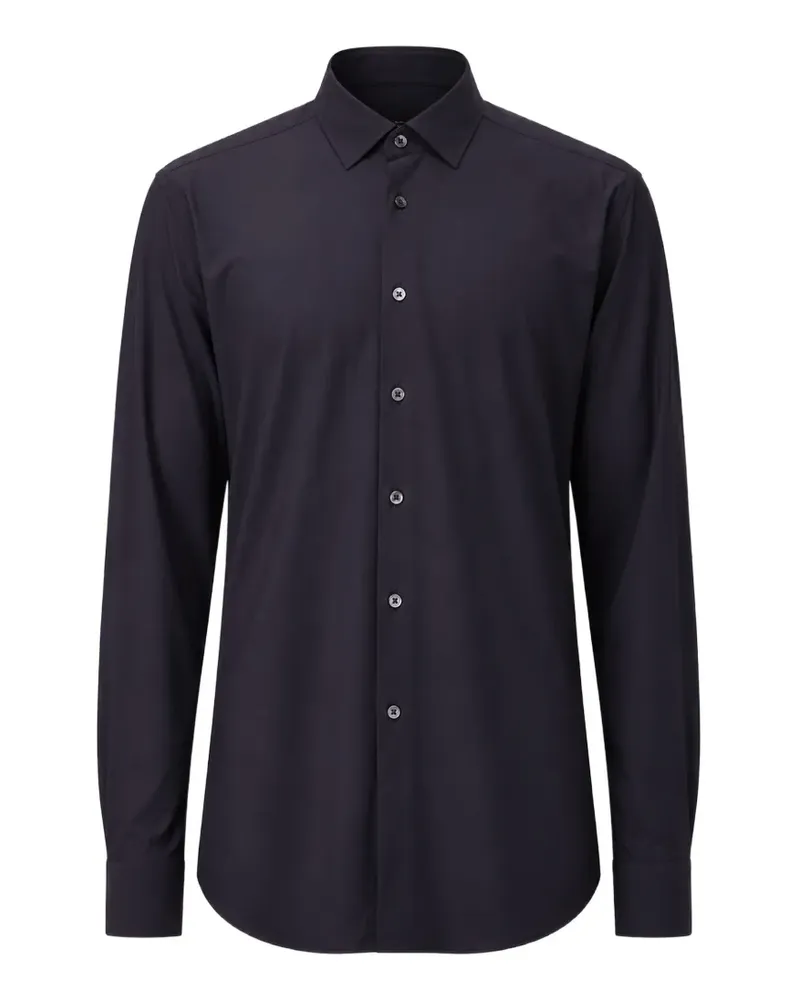 Corneliani long-sleeve button-down shirt - Blau Blau