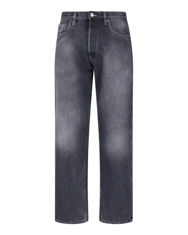 Prada vintage-look denim jeans - Grau Grau