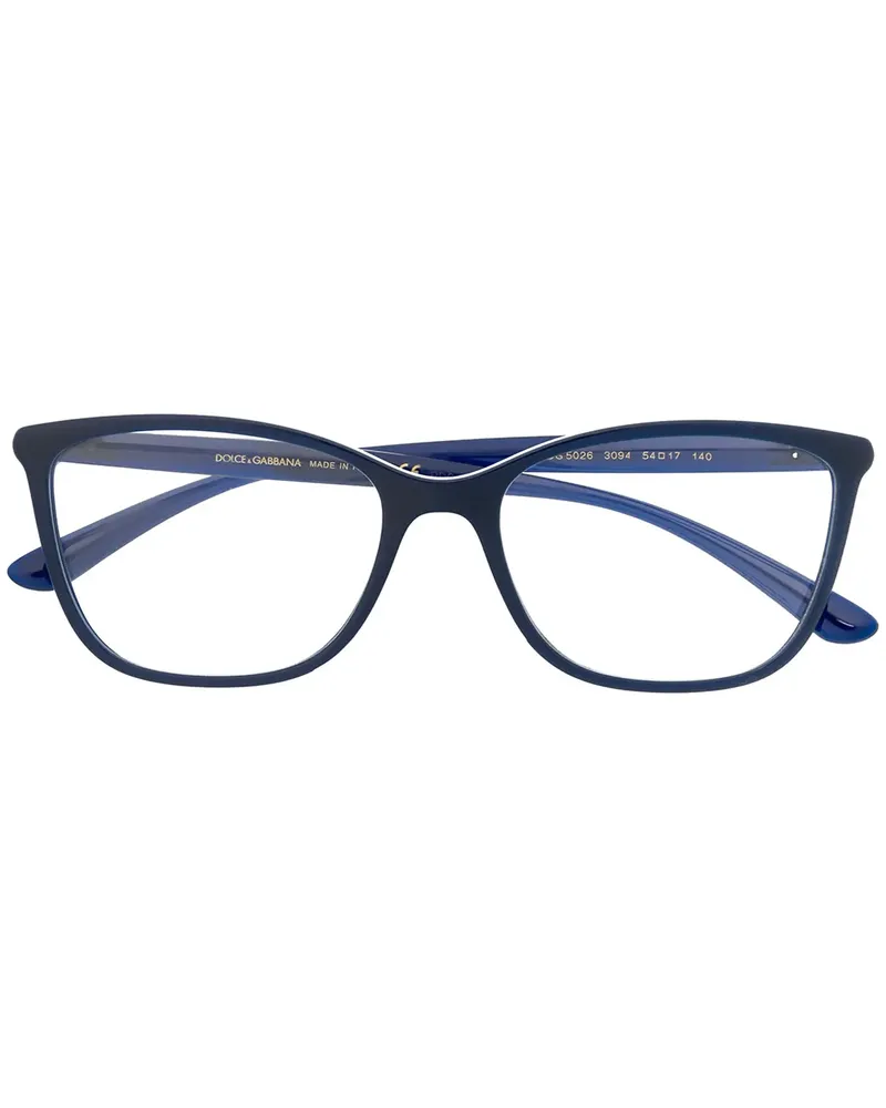 Dolce & Gabbana DG5026' Brille mit eckigen Gläsern - Blau Blau