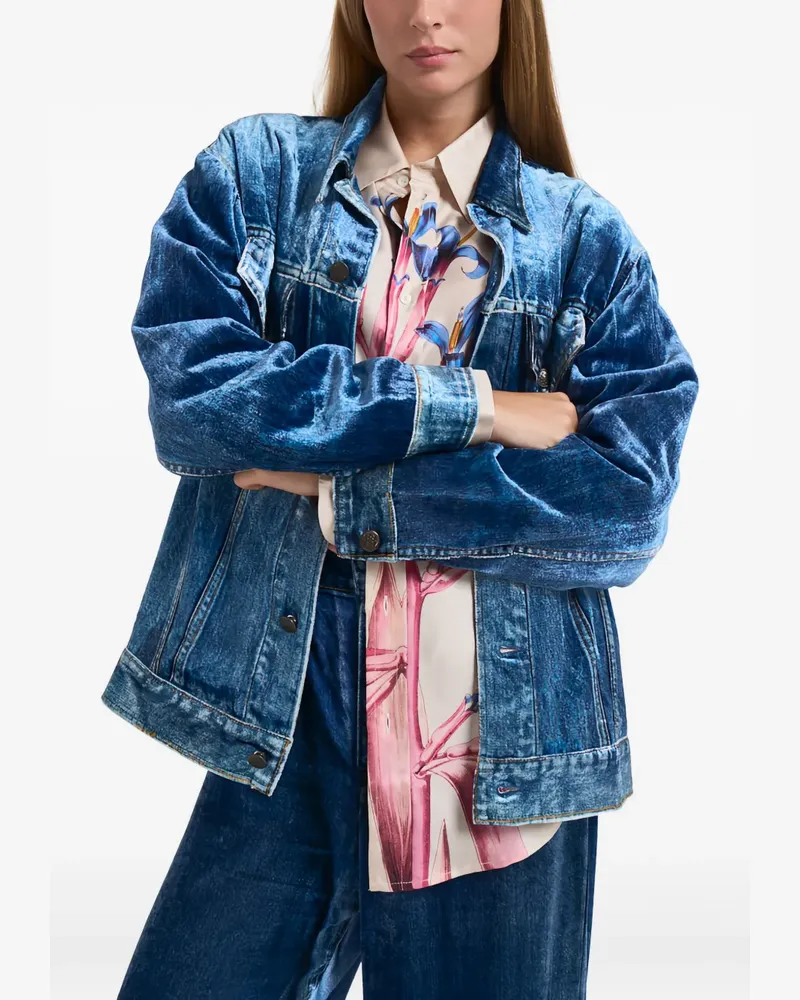 Pierre-Louis Mascia Jacke mit Knopfverschluss - Blau Blau