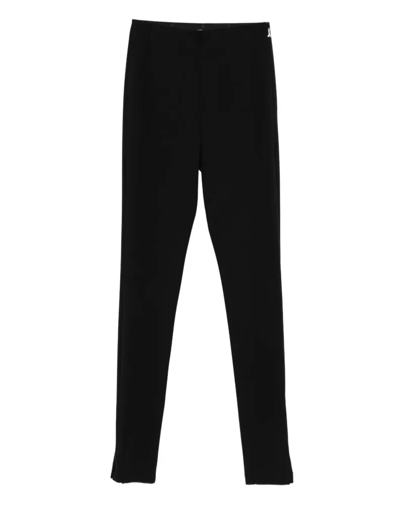 Patrizia Pepe Schmale Hose - Schwarz Schwarz
