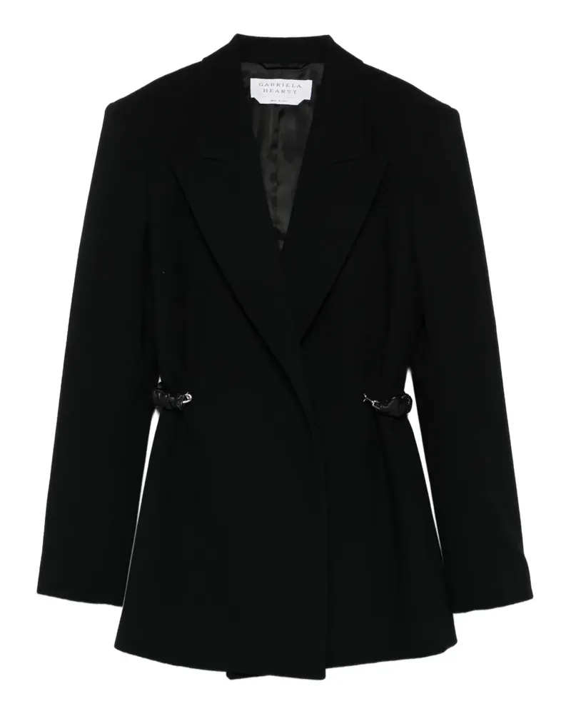Gabriela Hearst Epona chain blazer - Schwarz Schwarz