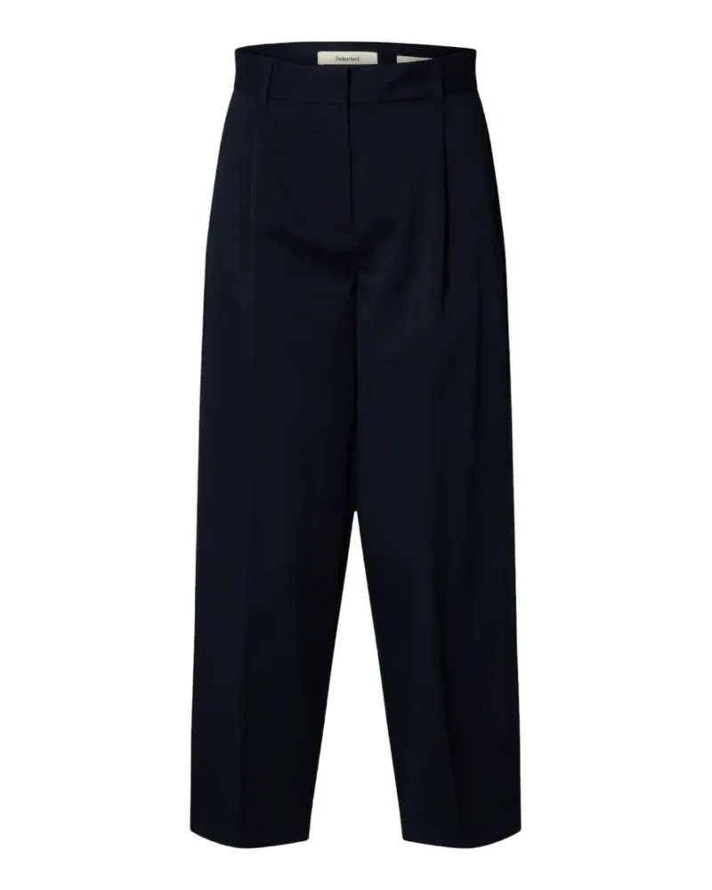 Selected Plissierte Hose - Blau Blau