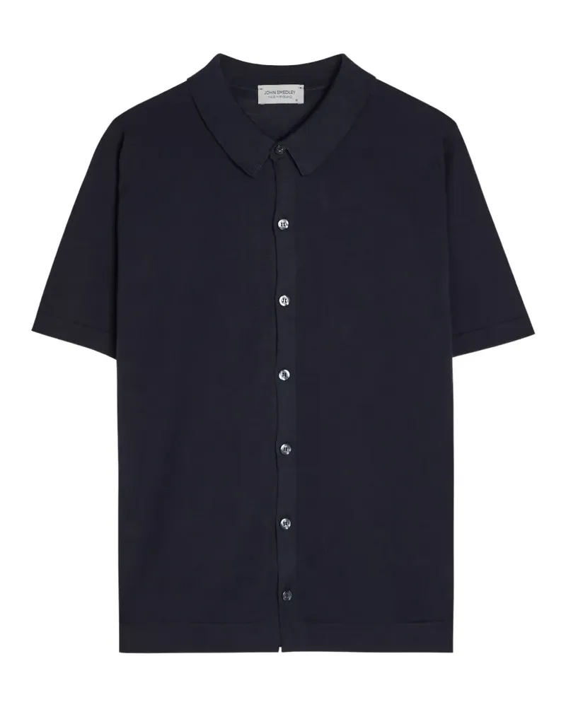 John Smedley Folke short-sleeve polo shirt - Blau Blau