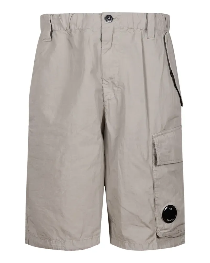 C.P. Company Cargo-Shorts mit Logo - Grau Grau