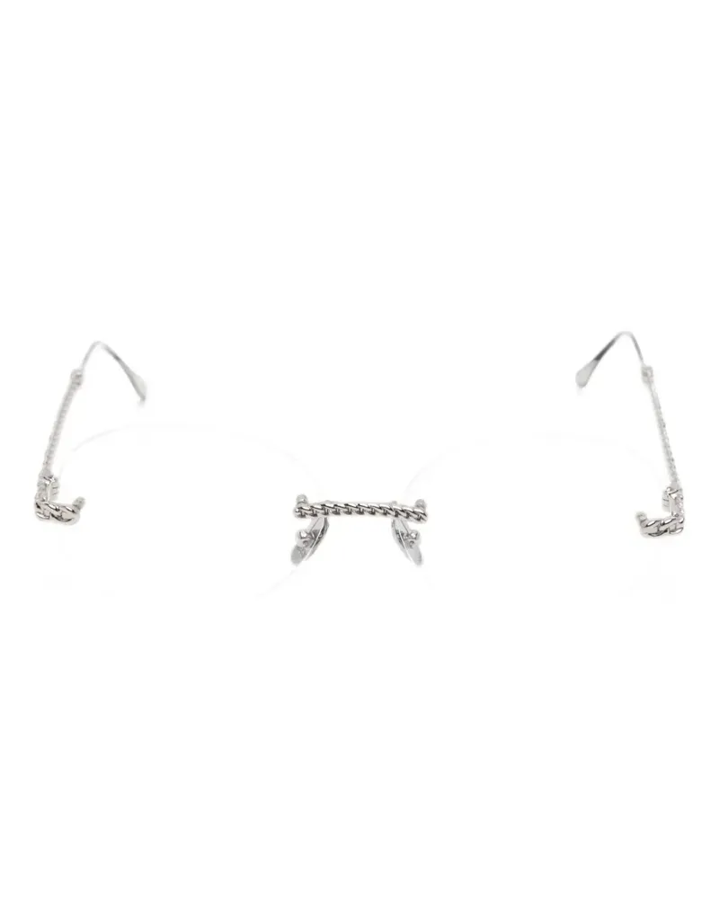 Anna-Karin Karlsson rimless glasses - Silber Silber