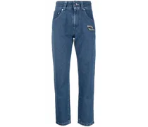 Jeans mit Logo-Patch - Blau