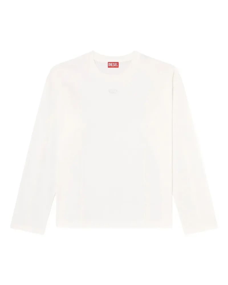 Diesel T-Boxt Langarmshirt - Weiß Weiß