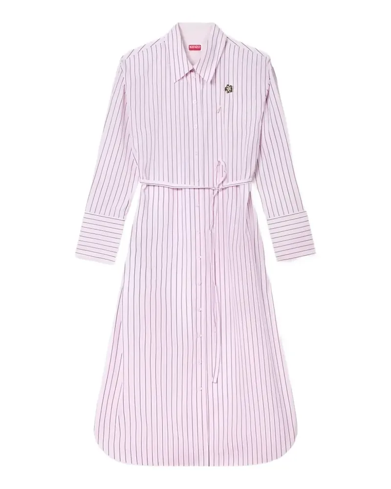 Kenzo pin striped shirt midi dress - Rosa Rosa