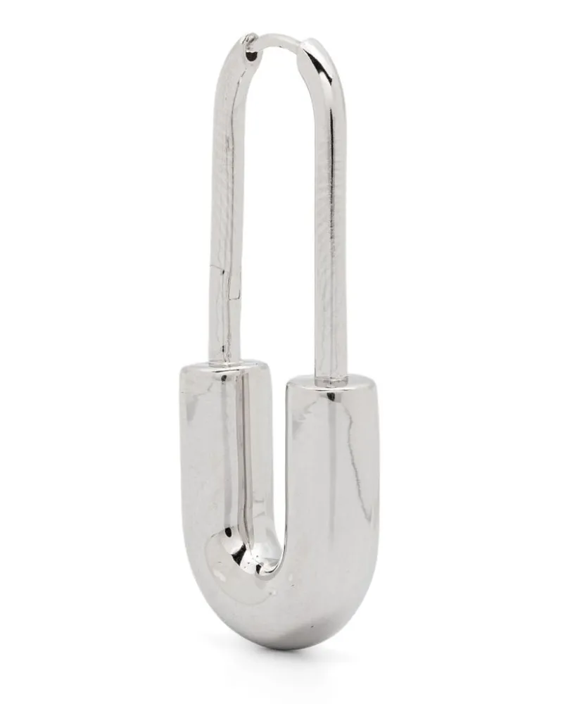 Maria Black White rhodium plated recycled sterling silver Grosse Schoenhauser earring - Silber Silber