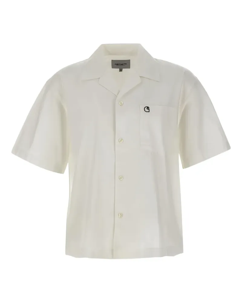 Carhartt WIP embroidered Kendry shirt - Weiß Weiß