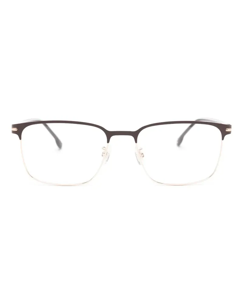 Carrera Brille mit eckigem Gestell - Braun Braun