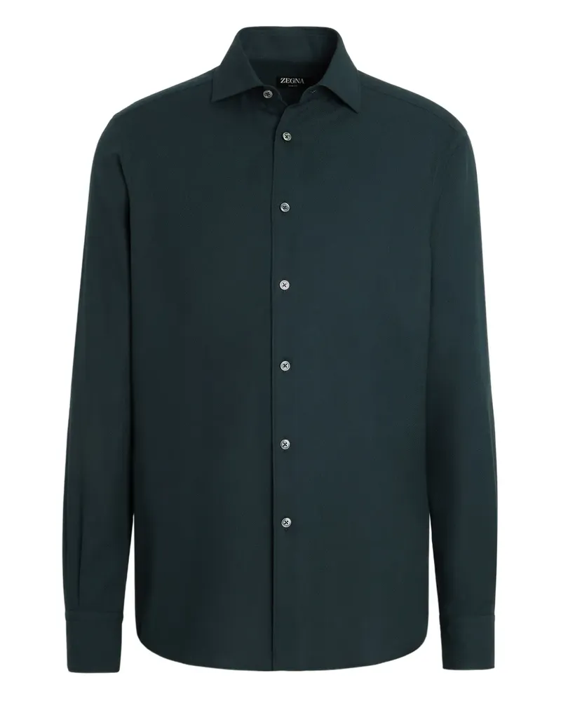 Ermenegildo Zegna Klassisches Hemd - Grün Grün
