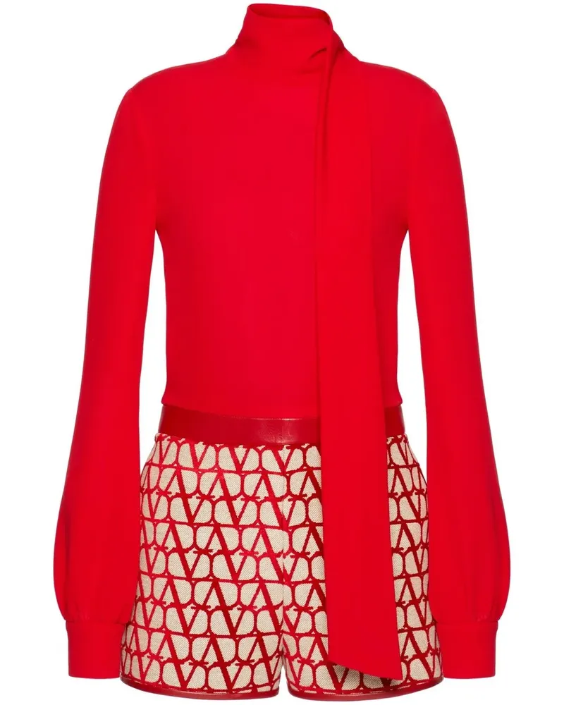 Valentino Garavani Toile Iconographe Light Playsuit - Rot Rot