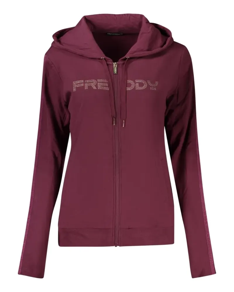 Freddy Hoodie mit Logo - Violett Violett