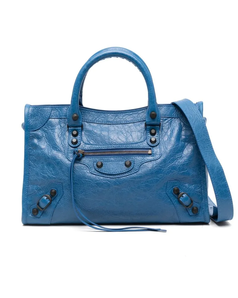 Balenciaga Kleine Le City Handtasche - Blau Blau