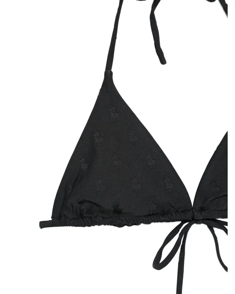 Ralph Lauren Bikini mit Logo - Schwarz Schwarz