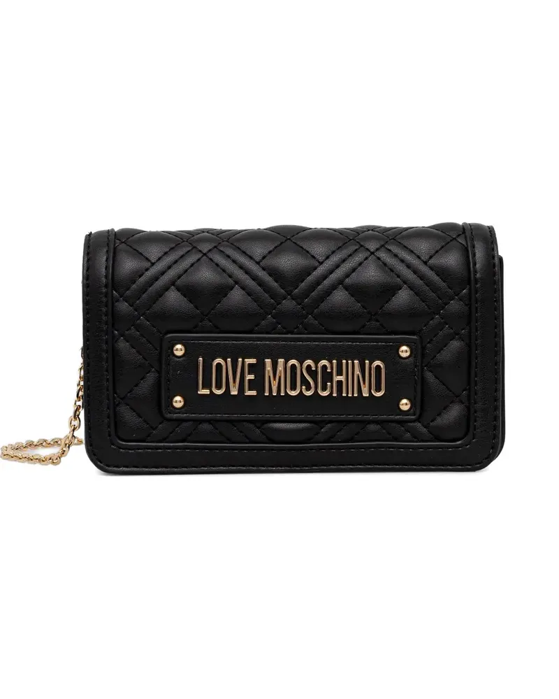 Moschino chain-strap shoulder bag - Schwarz Schwarz