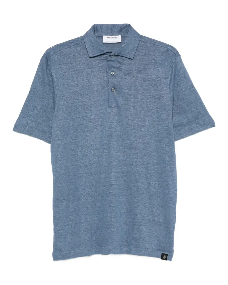 Gran Sasso short-sleeve polo shirt - Blau Blau