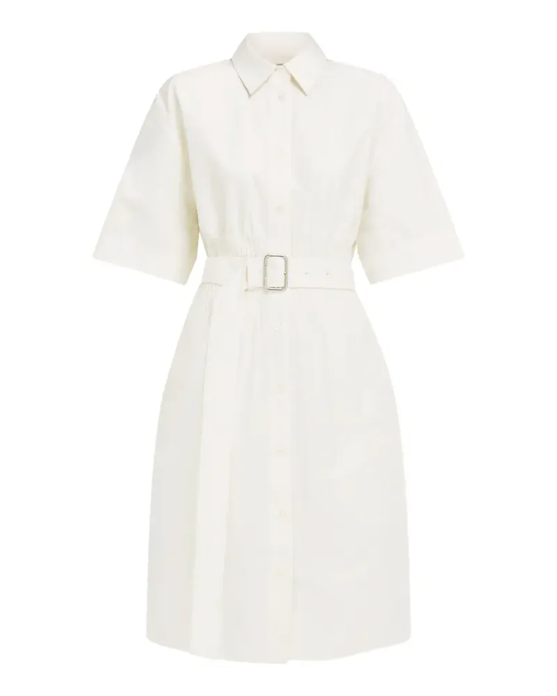 Ferragamo cotton and silk shirt dress - Weiß Weiß