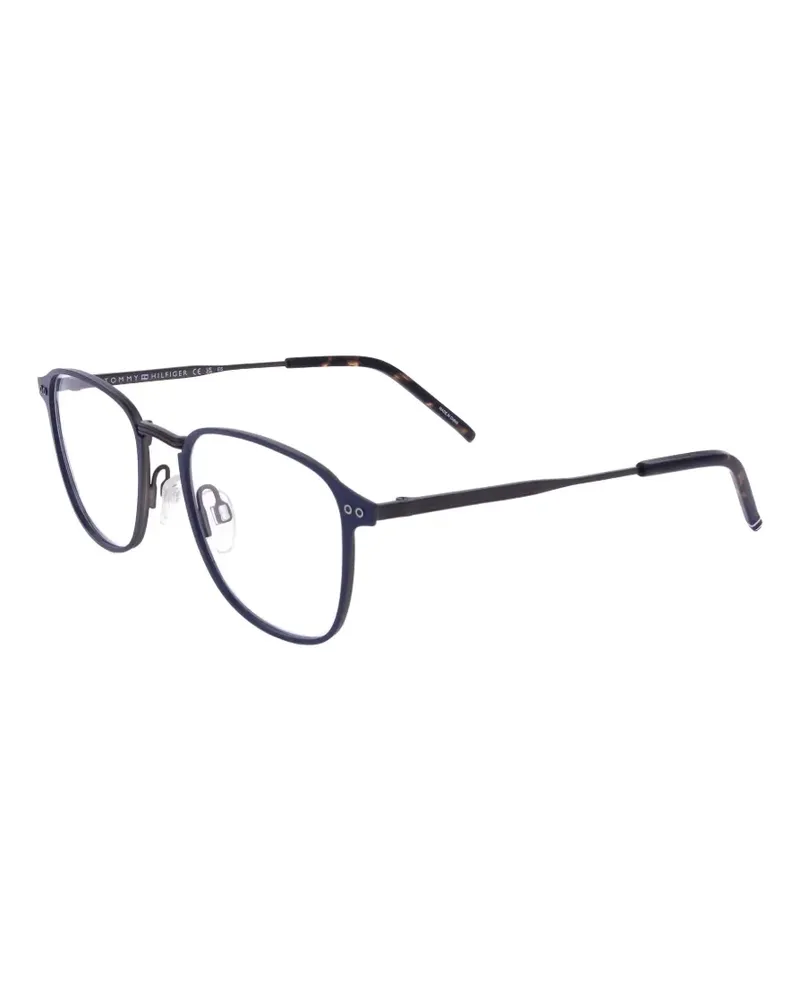 Tommy Hilfiger Brille mit eckigem Gestell - Blau Blau