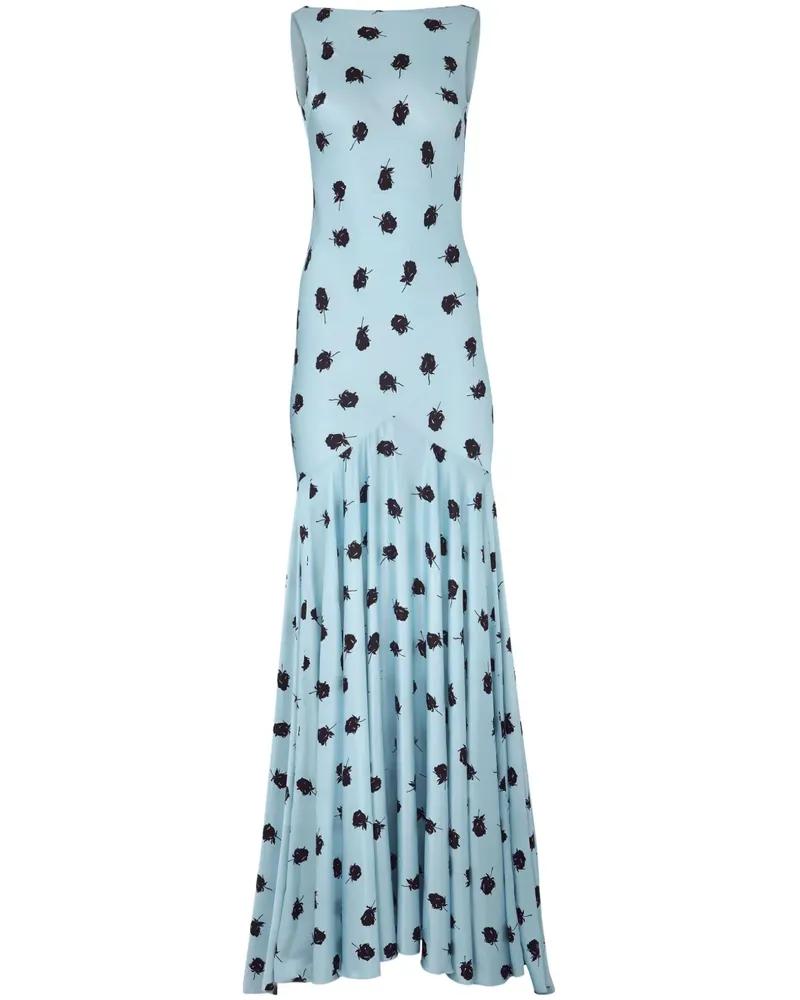 Nina Ricci Meerjungfrauenkleid - Blau Blau