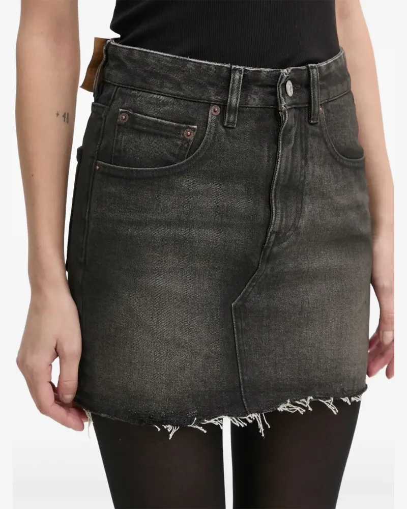 Maison Margiela Jeansrock mit Schlitz - Grau Grau