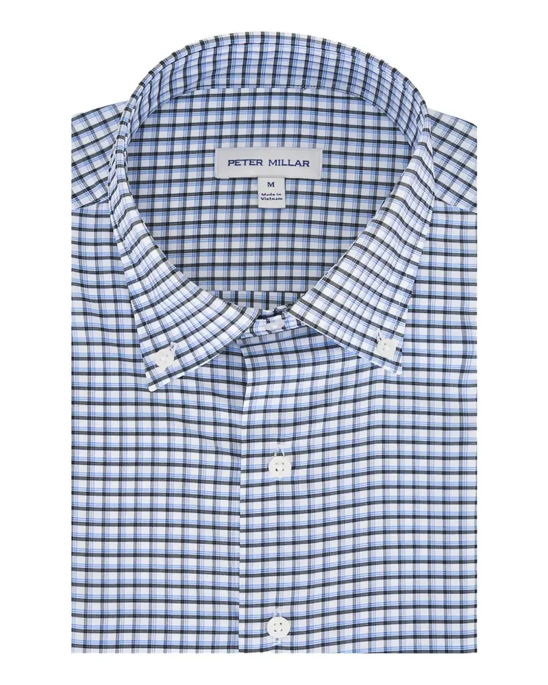 Peter Millar Kariertes Hemd - Weiß Weiß