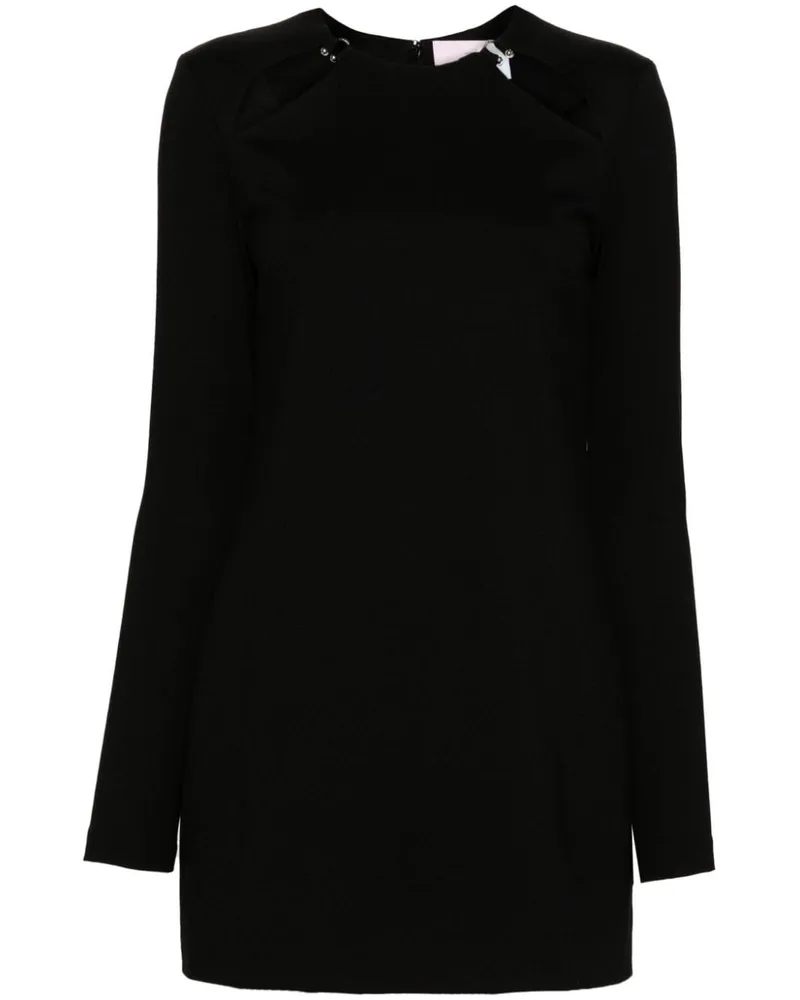 Chiara Ferragni Jersey-Minikleid - Schwarz Schwarz