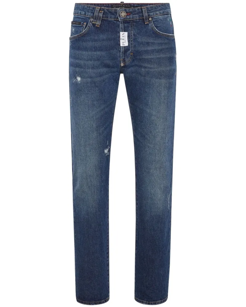 Philipp Plein Straight Supreme Jeans - Blau Blau