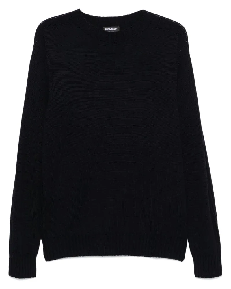 Dondup Klassischer Pullover - Blau Blau