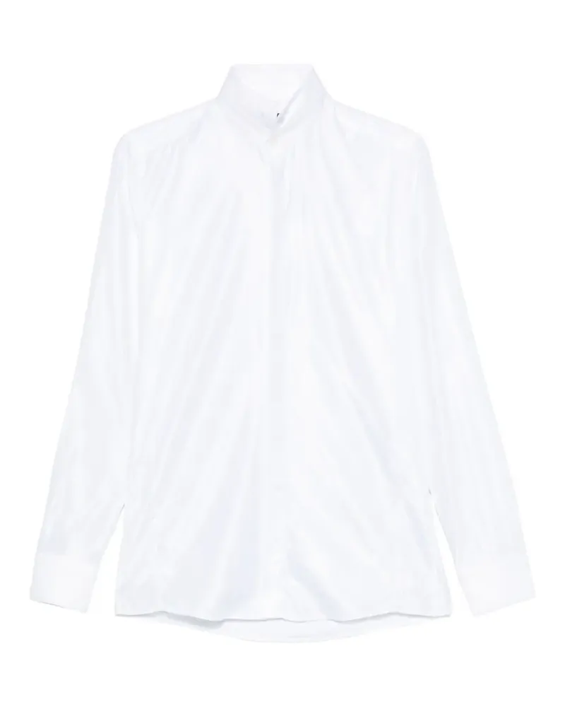 Carlo Pignatelli high-neck shirt - Weiß Weiß