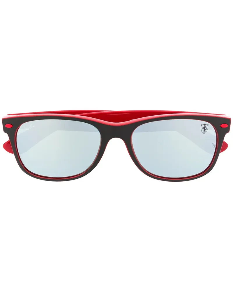 Ray Ban x Scuderia Ferrari 'RB2132M' Sonnenbrille - Schwarz Schwarz