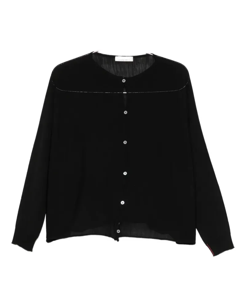Liviana Conti Geknöpfter Cardigan - Schwarz Schwarz
