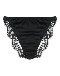 Dolce & Gabbana Slip mit floraler Spitze Schwarz