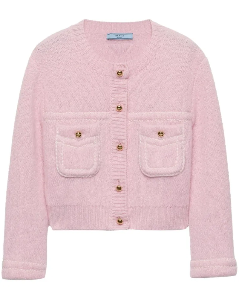 Prada Cardigan aus Kaschmir - Rosa Rosa